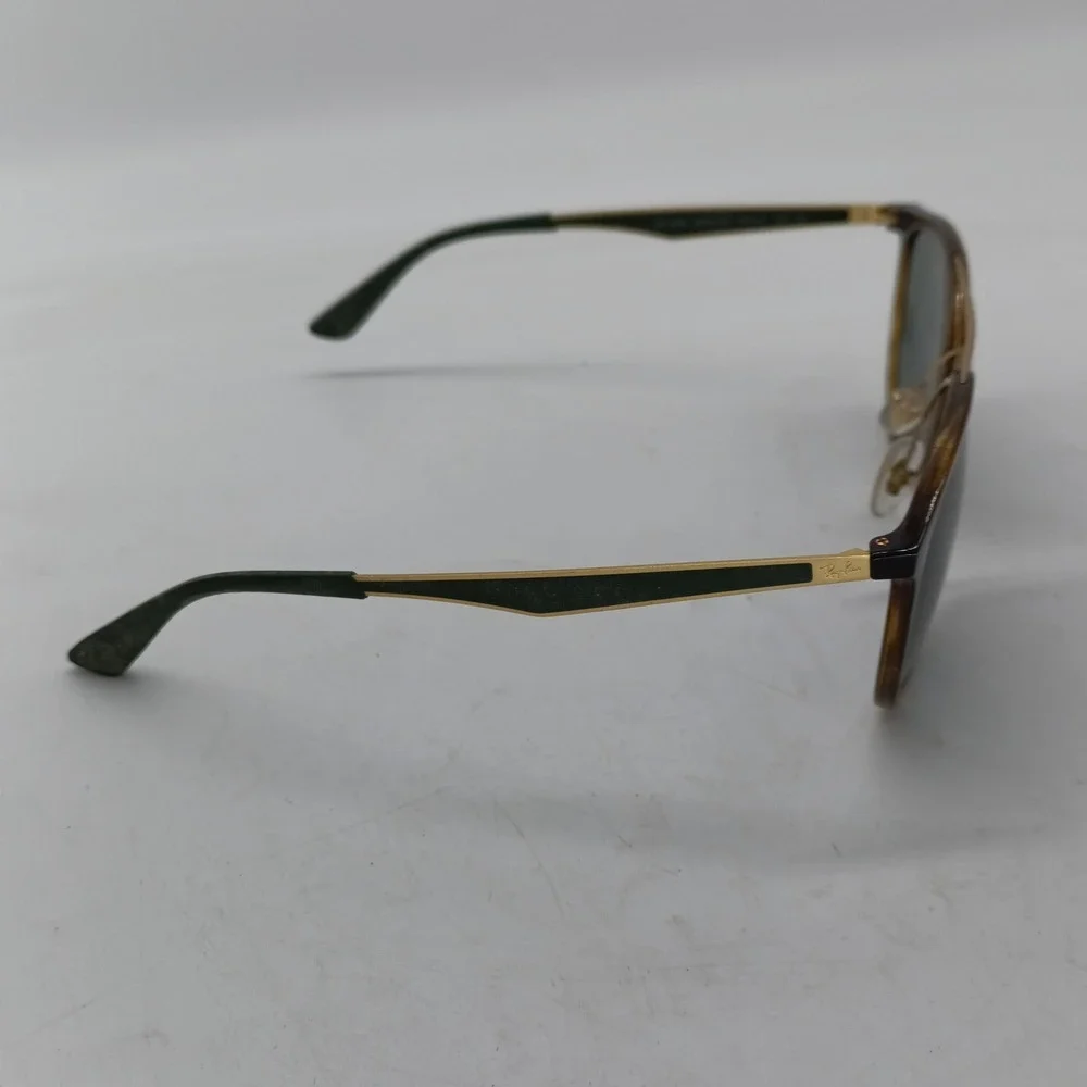 Ray-Ban RB4285 6372/E8 Havana Gold Green 55-20-145 Aviator Sunglasses Frames #26